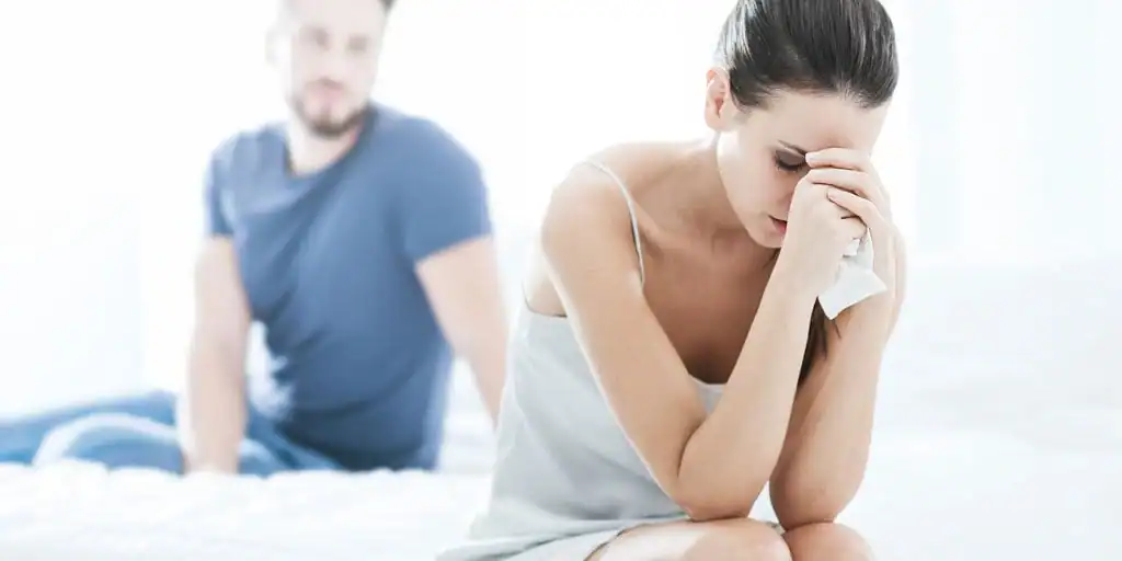 Rejuvenating Intimacy: Exploring Surgical Solutions for Vaginal Laxity 3 image of woman upset about vaginal laxity Harrow